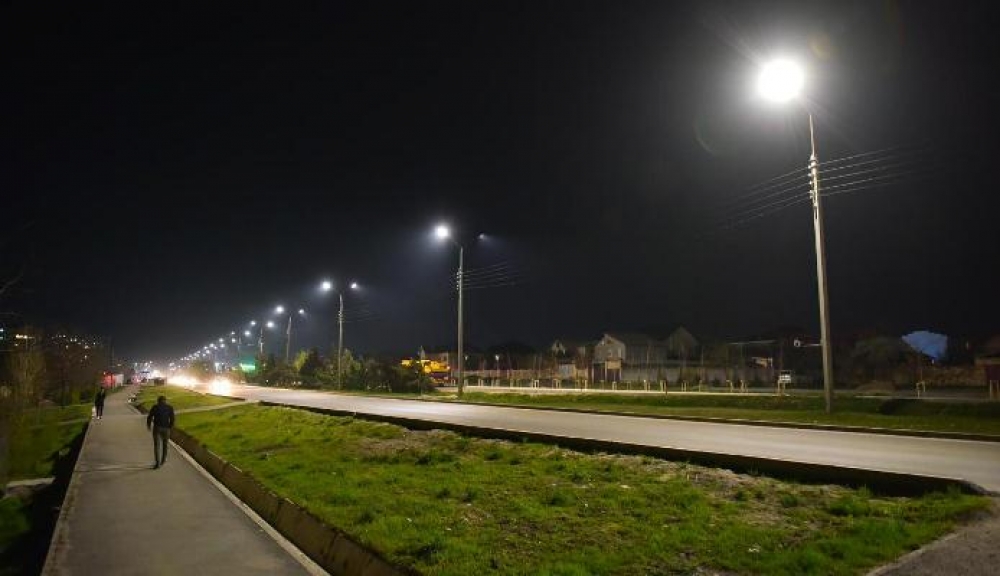 ПМ «Бишкексвет» за полгода установило 3 тысячи 225 светодиодных светильников