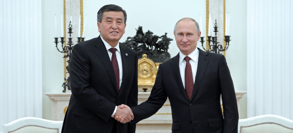Путин поздравил президента Сооронбая Жээнбекова и кыргызстанцев с 73-й годовщиной Победы