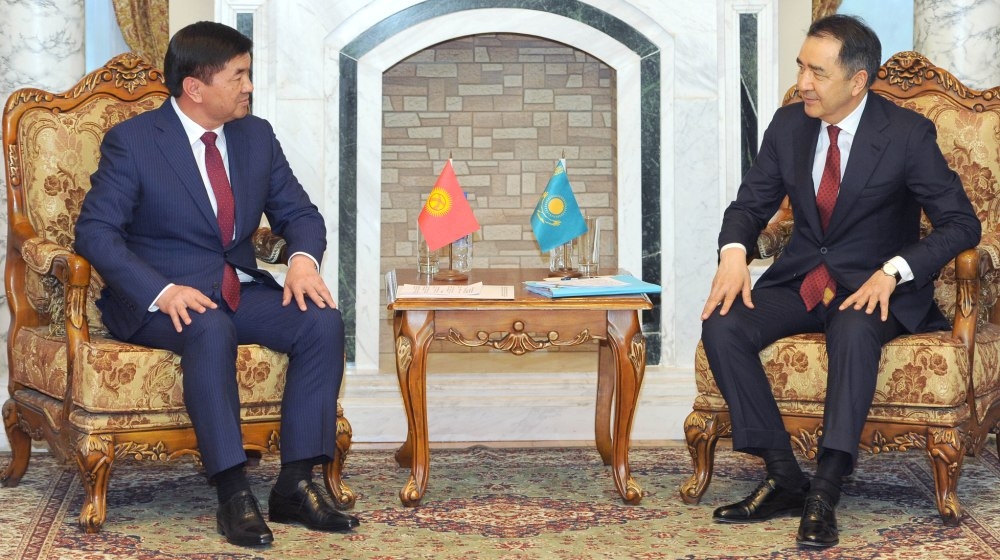Премьер-министр КР примет участие в заседании Межправсовета Кыргызстан-Казахстан