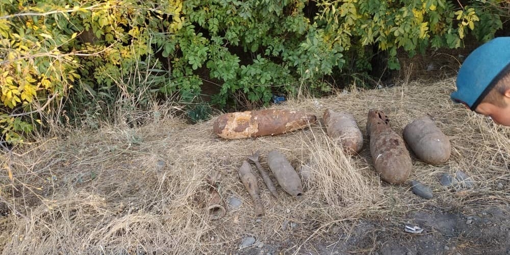 Чүй облусунун Ак-Жол айылынан снаряд табылып, жерине сапёрлор жиберилген