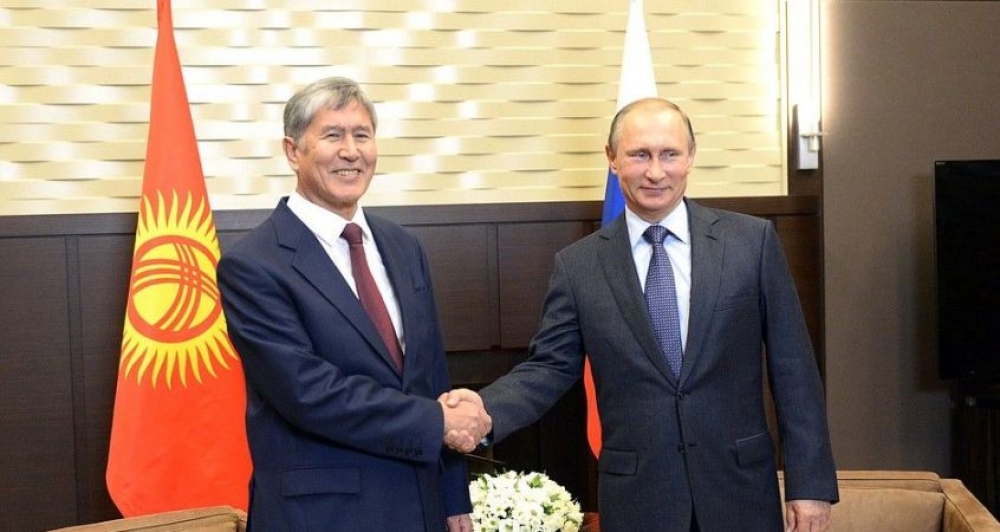 Владимир Путин поздравил  экс-президента Кыргызстана Алмазбека Атамбаева с Новым годом