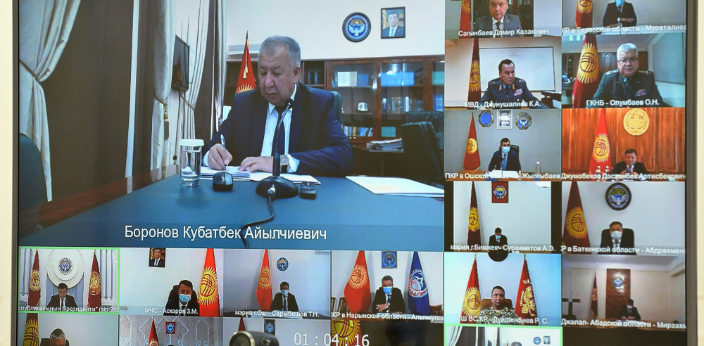 Президент проводит онлайн-заседание Совбеза