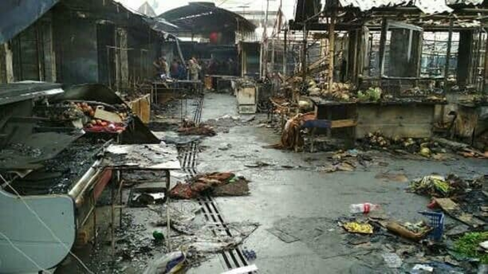 Ущерб от пожара на рынке Джалал-Абада составил 32 миллиона сомов
