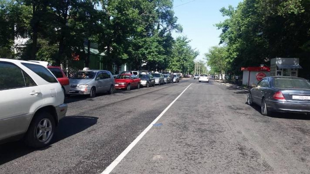 Отрезок улицы Айни в Бишкеке открыт для проезда автотранспорта