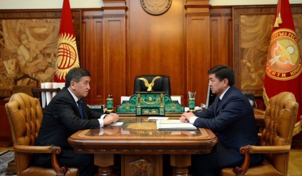Президент и премьер-министр КР обсудили вопросы экономики, инвестиционного и туристического климата