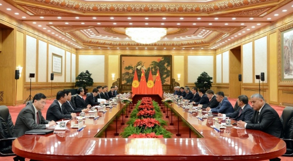 Кыргызстан и Китай подписали совместную декларацию о стратегическом партнерстве