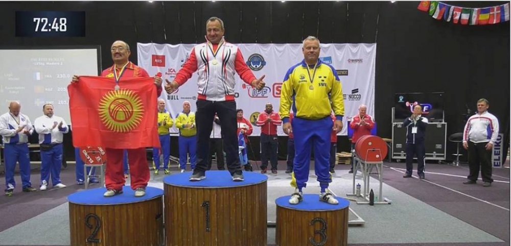 Кыргызстанец Алымбек Рахимов занял второе место на чемпионате мира по пауэрлифтингу