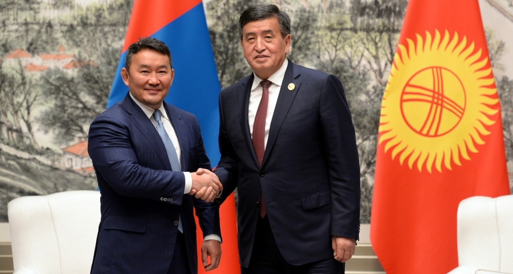 Жээнбеков поздравил президента Монголии с праздниками «Наадам» и Днем народной революции