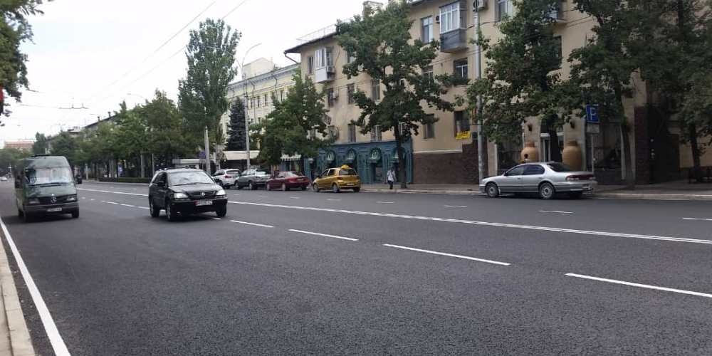 Бишкекте Манас кең көчөсүнүн тилкеси 30-августка дейре жабылат