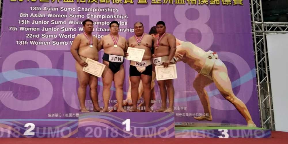 Кыргызстанцы завоевали две бронзовые медали на чемпионате Азии и мира по сумо