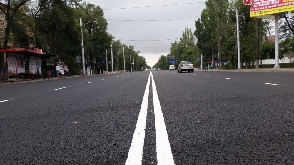 В Бишкеке для движения открыт участок проспекта Айтматова