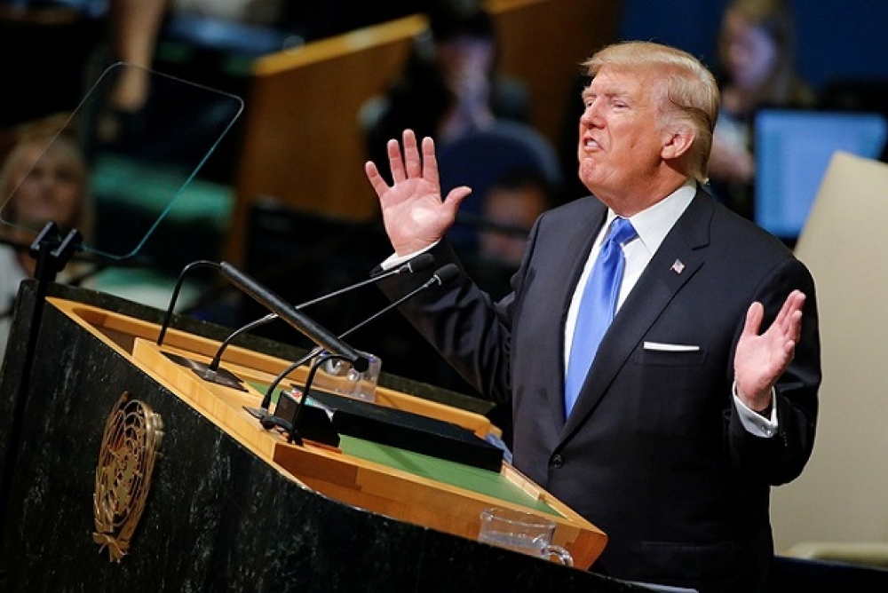 Речь Трампа участники Генассамблеи ООН встретили смехом
