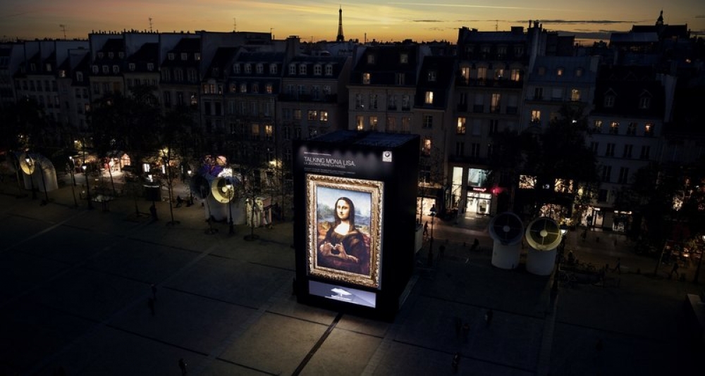 В Париже оживили «Мону Лизу»
