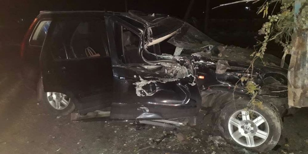 В Канте в аварии погибла женщина, пятеро человек пострадали