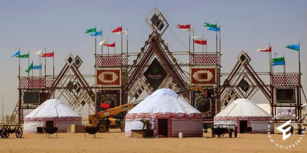 Кыргызстанцы принимают участие в фестивале "Вселенная Кочевников" в Саудовской Аравии (видео)