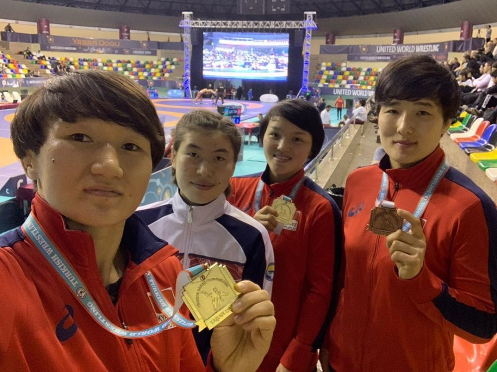 Кыргыздын балбан кыздары Турцияда алтын медаль тагынышты