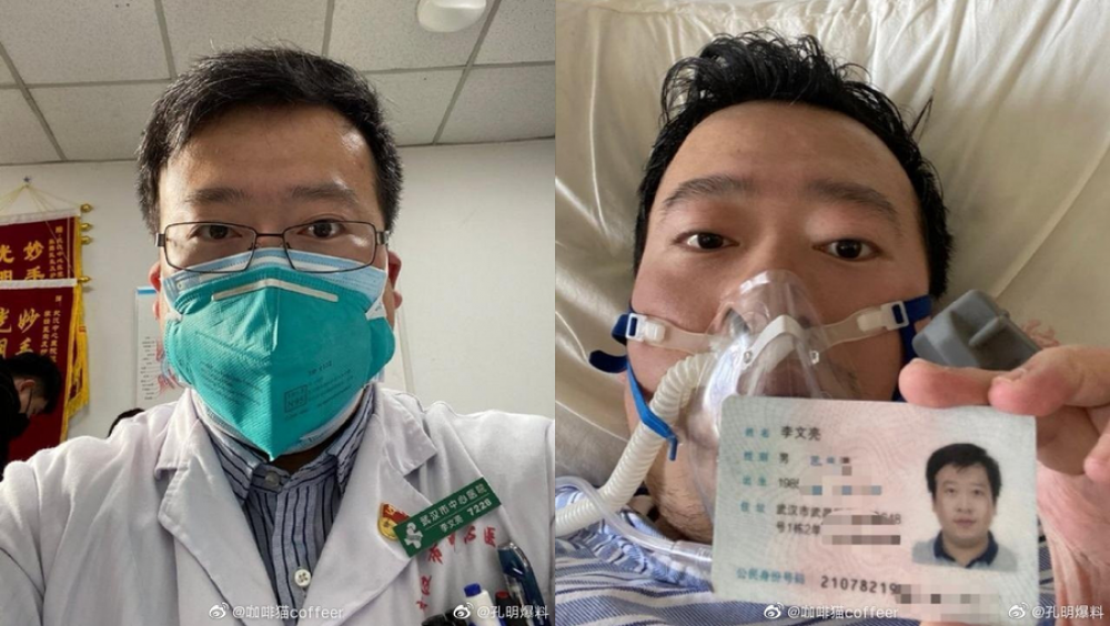Умер врач, которому власти Китая помешали предупредить людей о коронавирусе