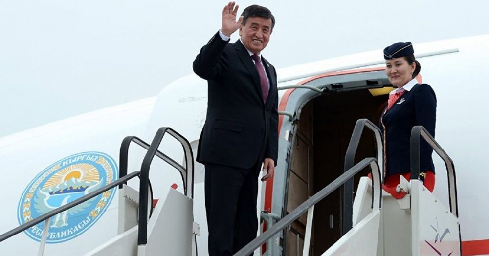 За два дня президент посетит три области - Баткенскую, Джалал-Абадскую и Ошскую