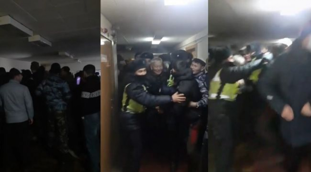 Во время драки в Федерации профсоюзов пострадали 5 человек (видео)