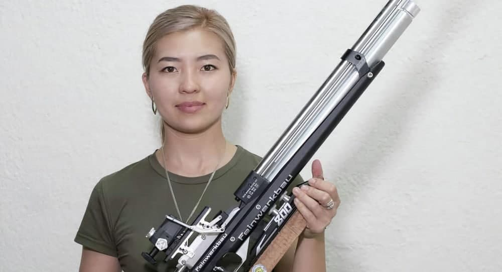 Флаг Кыргызстана на открытии Олимпиады понесет стрелок Каныкей Кубанычбекова