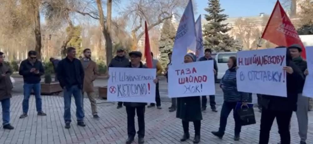 Сторонники Равшана Джеенбекова требуют отставки председателя Центризбиркома
