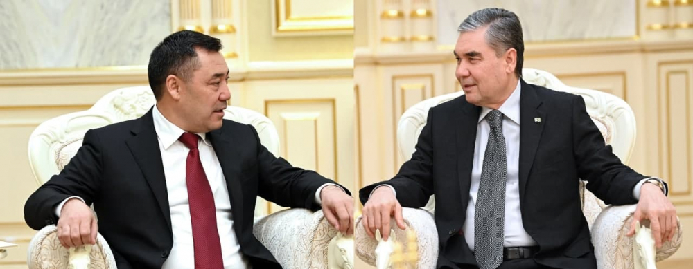 Садыр Жапаров встретился с президентом Туркменистана