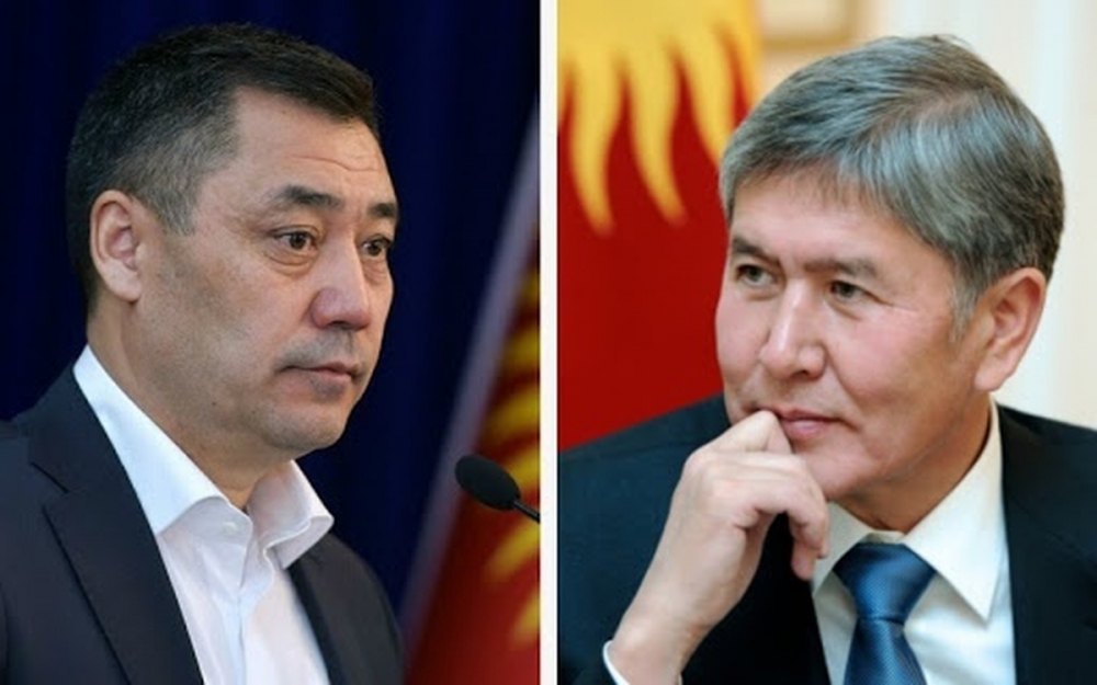 "Садыр-иним, наш народ выгнал уже трех президентов!" Алмазбек Атамбаев ответил Жапарову