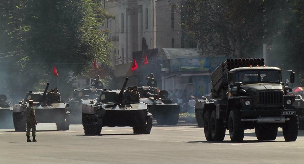 В Бишкеке 9 мая пройдет показ военной техники