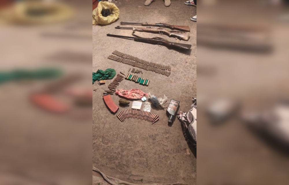 В Кадамжайском районе обнаружен схрон оружия