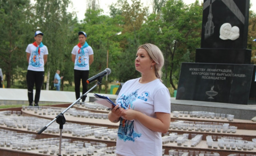 В Бишкеке прошла акция «Свеча памяти»