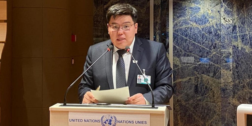 На выступлении в Женеве Темирлан Султанбеков поднял вопрос насилия в отношении детей в Кыргызстане