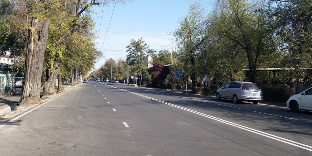 Завершилась реконструкция столичной улицы Лермонтова